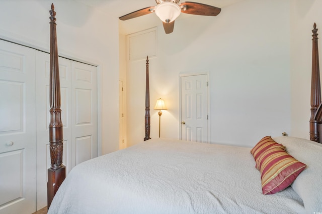 1407 Sunningdale Ln, Myrtle Beach, SC 29588 - bedroom with two closets and a ceiling fan