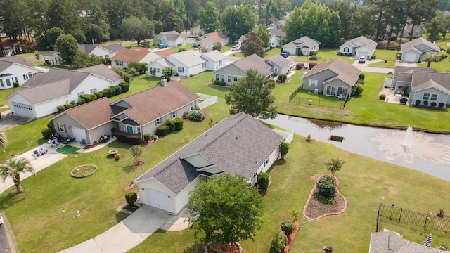 1407 Sunningdale Ln, Myrtle Beach, SC 29588 - aerial perspective of suburban area featuring a large body of water