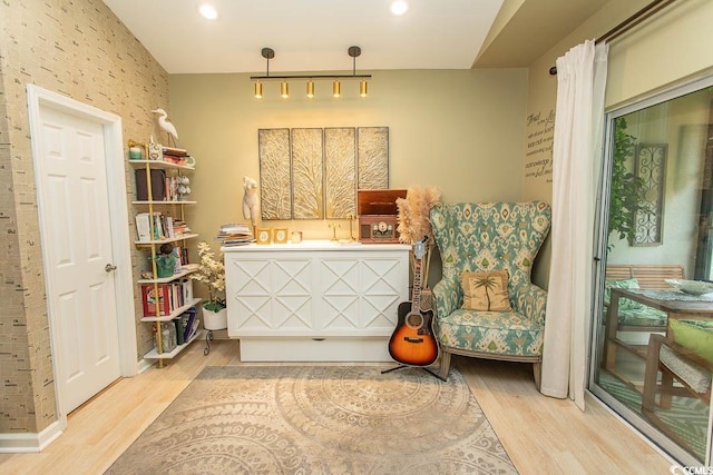 108 Pipers Ln Unit 108, Myrtle Beach, SC 29575 - living area featuring wood finished floors and recessed lighting