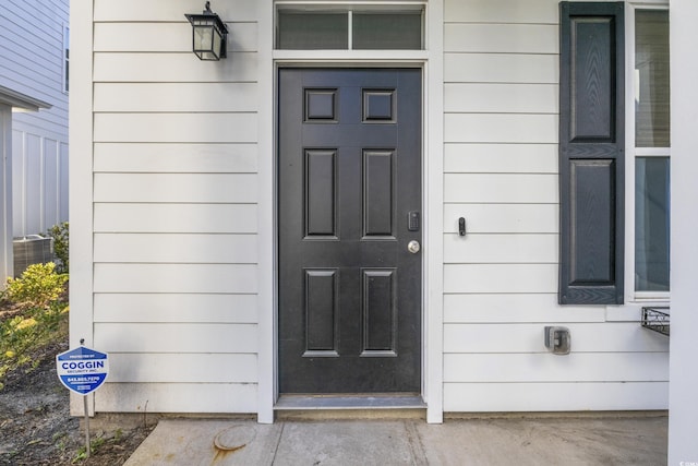 3547 Ladybank Loop, Myrtle Beach, SC 29577 - view of exterior entry featuring central air condition unit