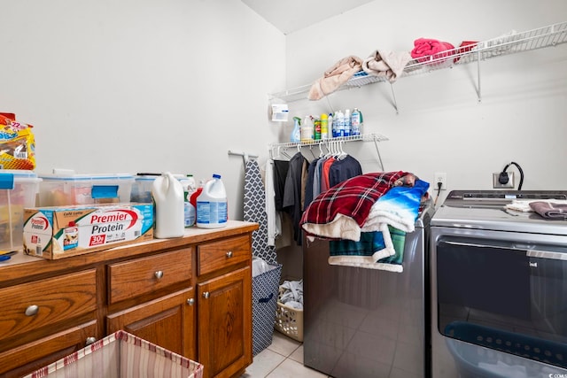 1044 Martin Ln, Conway, SC 29526 - laundry room featuring washer and dryer and light tile patterned flooring