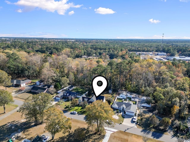 1044 Martin Ln, Conway, SC 29526 - aerial view of property's location with a forest and nearby suburban area