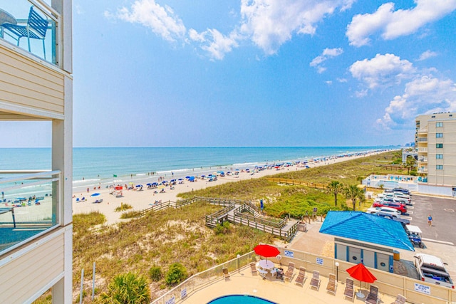 4525 S Ocean Blvd Unit 406, North Myrtle Beach, SC 29582 - water view with nearby beach