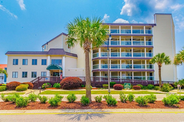 4525 S Ocean Blvd Unit 406, North Myrtle Beach, SC 29582 - view of apartment building / complex