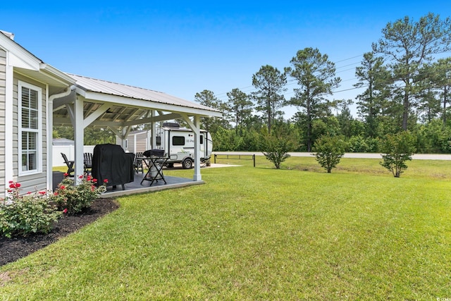620 Seth Ln, Longs, SC 29568 - view of yard with a patio area and a gazebo