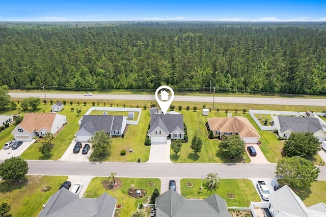 620 Seth Ln, Longs, SC 29568 - aerial view of residential area with a forest