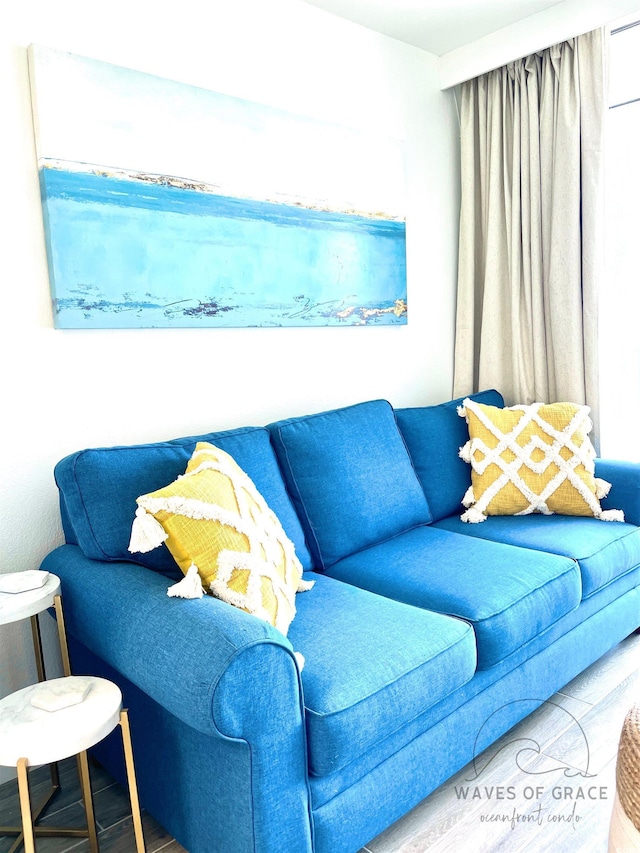 161 Seawatch Dr Unit 710, Myrtle Beach, SC 29572 - living area with wood finished floors