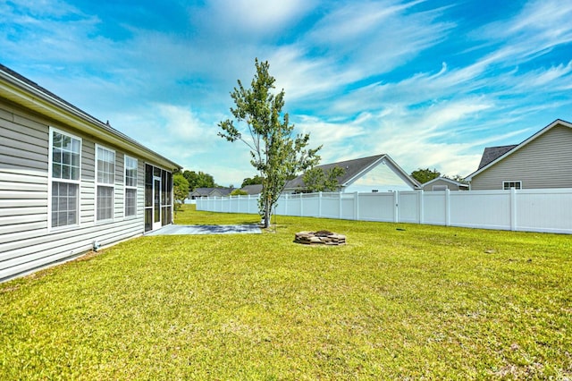 1412 Reid Ct, Myrtle Beach, SC 29588 - view of yard with a patio