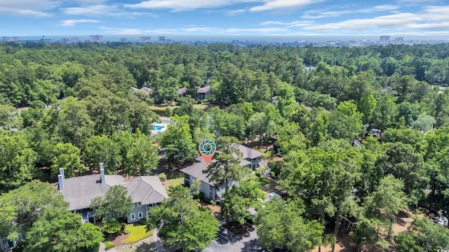 1221 Tidewater Dr Unit 122, North Myrtle Beach, SC 29582 - aerial view of a heavily wooded area