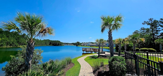 784 Flowering Branch Ave, Little River, SC 29566 - dock area featuring a water view