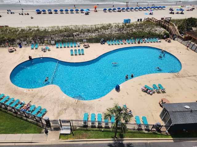 5905 S Kings Hwy Unit 1106, Myrtle Beach, SC 29575 - community pool with view of water and beach