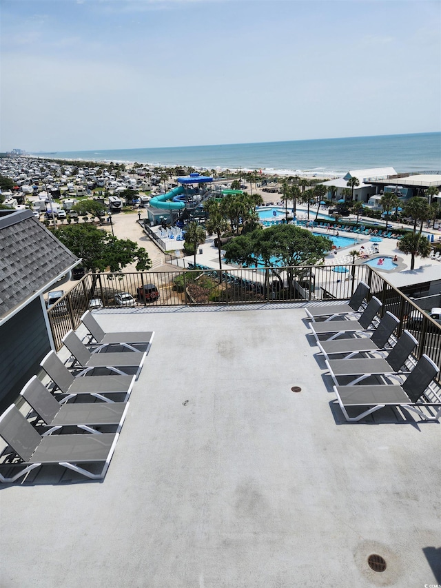 5905 S Kings Hwy Unit 1106, Myrtle Beach, SC 29575 - aerial view of a large body of water and a pool