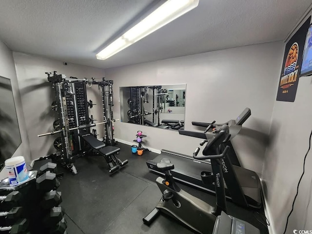 5905 S Kings Hwy Unit 1106, Myrtle Beach, SC 29575 - workout area with a textured ceiling