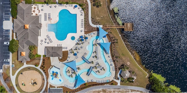 4555 Weekly Dr, Myrtle Beach, SC 29579 - aerial view of a pool area