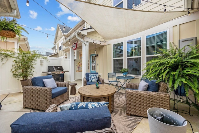 2504 Heritage Loop Unit 2504, Myrtle Beach, SC 29577 - view of patio / terrace featuring area for grilling and outdoor lounge area