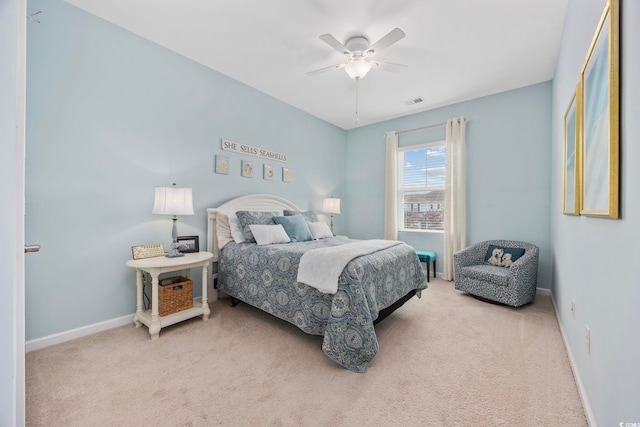2504 Heritage Loop Unit 2504, Myrtle Beach, SC 29577 - bedroom featuring carpet, baseboards, and a ceiling fan