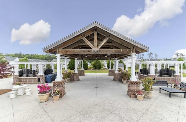 2504 Heritage Loop Unit 2504, Myrtle Beach, SC 29577 - view of patio / terrace with a gazebo