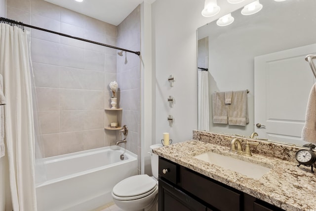 6378 Torino Ln, Myrtle Beach, SC 29572 - full bathroom featuring shower / tub combo, toilet, and vanity