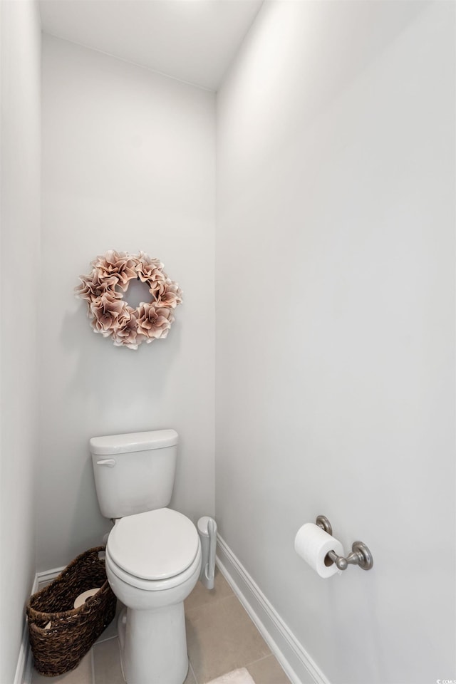 6378 Torino Ln, Myrtle Beach, SC 29572 - bathroom with toilet, baseboards, and tile patterned floors