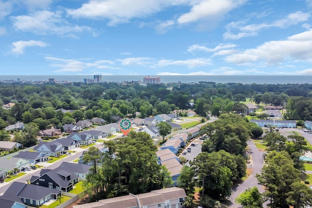 1352 Jolly Roger Dr, North Myrtle Beach, SC 29582 - aerial perspective of suburban area featuring a nearby body of water