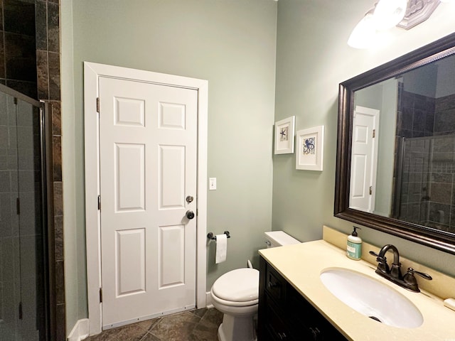 70 Beachwalker Ct, Georgetown, SC 29440 - bathroom featuring vanity, toilet, and tiled shower