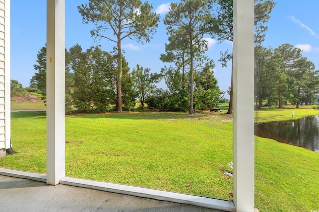 6000 Windsor Green Way Unit 104, Myrtle Beach, SC 29579 - view of green lawn with a water view