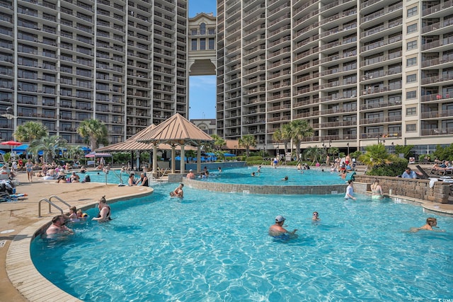 100 N Beach Blvd Unit 710, North Myrtle Beach, SC 29582 - community pool with a gazebo