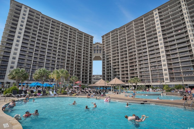 100 N Beach Blvd Unit 710, North Myrtle Beach, SC 29582 - community pool with a gazebo