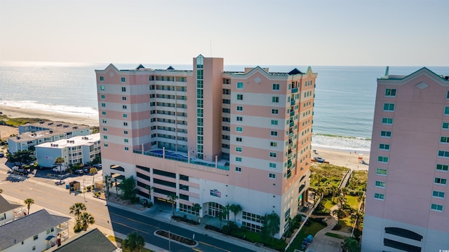 1903 S Ocean Blvd Unit 1110, North Myrtle Beach, SC 29582 - view of apartment building / complex with view of water and beach