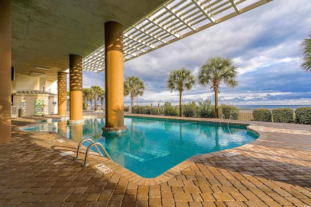 1903 S Ocean Blvd Unit 1110, North Myrtle Beach, SC 29582 - community pool featuring a patio area