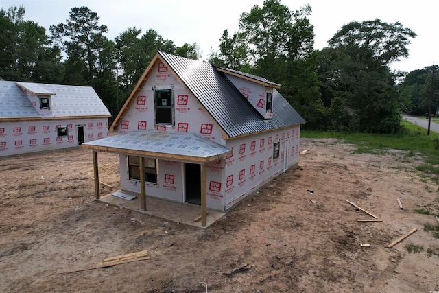 402 S Magnolia Ave, Andrews, SC 29510 - unfinished property with a metal roof