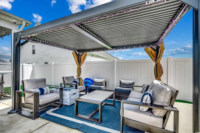 5013 Sassari St, Myrtle Beach, SC 29579 - view of patio featuring an outdoor hangout area