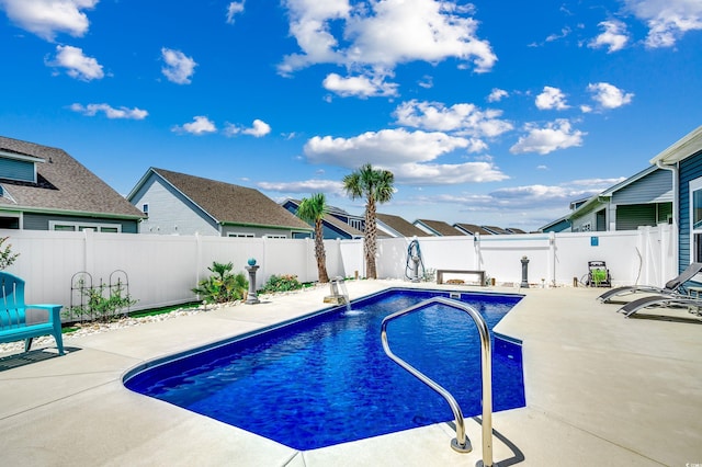 5013 Sassari St, Myrtle Beach, SC 29579 - view of pool with a patio and a fenced backyard