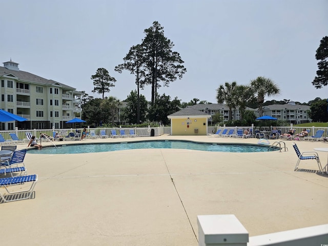 4878 Luster Leaf Cir Unit 102, Myrtle Beach, SC 29577 - community pool featuring a patio