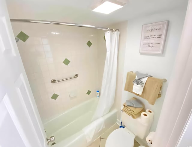 2001 S Ocean Blvd Unit 1109, Myrtle Beach, SC 29575 - full bathroom with shower / bath combination with curtain and tile patterned floors