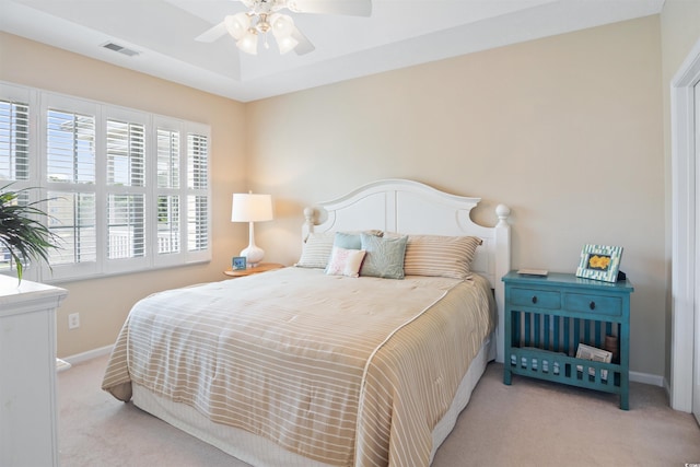 601 Hillside Dr N Unit 1931, North Myrtle Beach, SC 29582 - carpeted bedroom featuring baseboards and ceiling fan