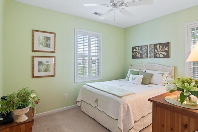 601 Hillside Dr N Unit 1931, North Myrtle Beach, SC 29582 - carpeted bedroom featuring baseboards and ceiling fan