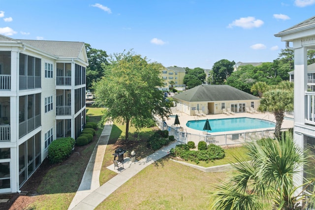 601 Hillside Dr N Unit 1931, North Myrtle Beach, SC 29582 - community pool featuring a patio