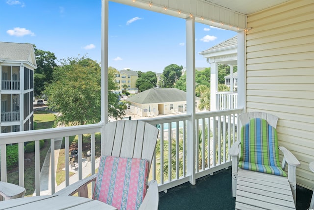 601 Hillside Dr N Unit 1931, North Myrtle Beach, SC 29582 - sunroom / solarium with a residential view