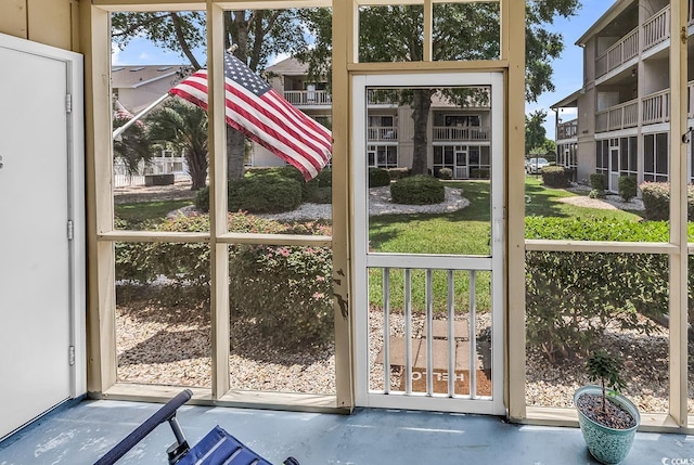 1870 Auburn Dr Unit 22A, Surfside Beach, SC 29575 - entryway with concrete flooring