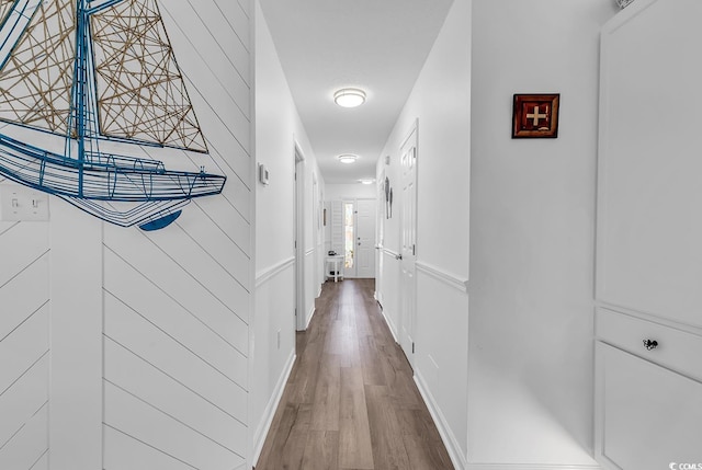 1870 Auburn Dr Unit 22A, Surfside Beach, SC 29575 - corridor featuring wood finished floors and baseboards