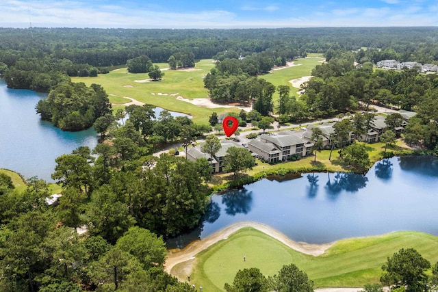 117 Pinehurst Ln Unit 5-J, Pawleys Island, SC 29585 - aerial view of a golf club and a large body of water