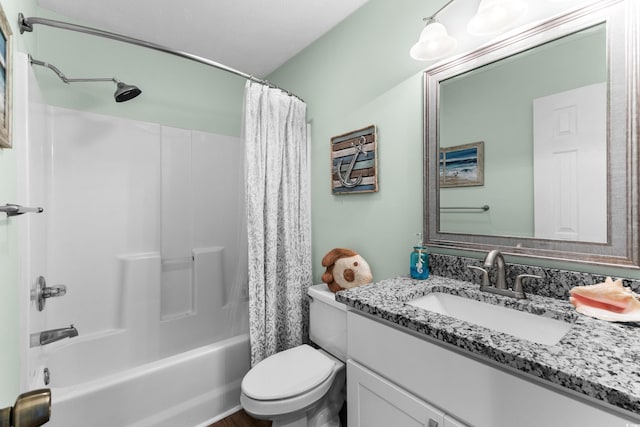 117 Pinehurst Ln Unit 5-J, Pawleys Island, SC 29585 - full bathroom with vanity, toilet, and shower / tub combo