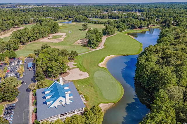 117 Pinehurst Ln Unit 5-J, Pawleys Island, SC 29585 - bird's eye view of a nearby body of water and a golf club