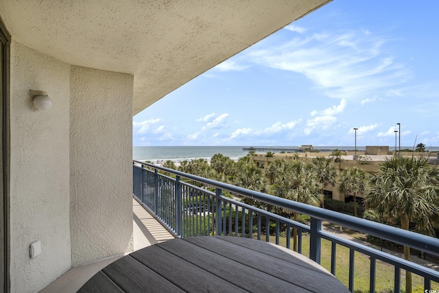 8560 Queensway Blvd Unit 106, Myrtle Beach, SC 29572 - balcony featuring a water view