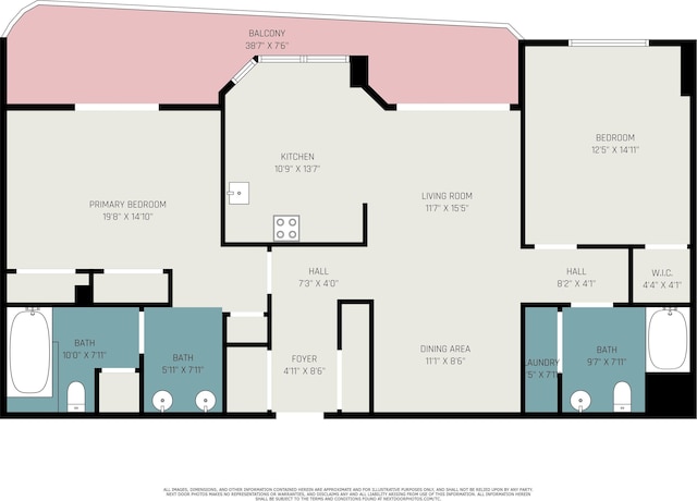 8560 Queensway Blvd Unit 106, Myrtle Beach, SC 29572 - room layout