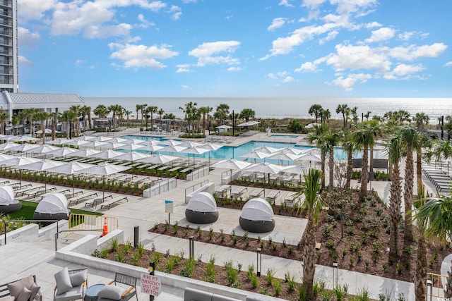 8560 Queensway Blvd Unit 106, Myrtle Beach, SC 29572 - community pool featuring a water view