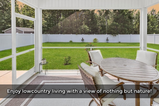 832 Windsor Rose Dr, Conway, SC 29526 - view of sunroom / solarium