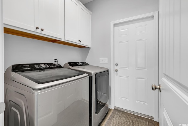 832 Windsor Rose Dr, Conway, SC 29526 - laundry area featuring cabinet space and washing machine and dryer