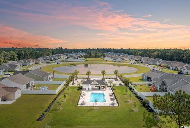 832 Windsor Rose Dr, Conway, SC 29526 - aerial view of residential area with a pool area